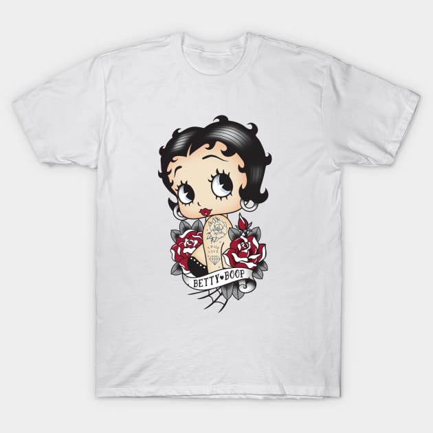 Tattoo Betty Boop T-Shirt by Gothic Rose